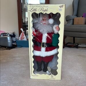 Antique Little People Santa Decoration